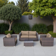 Load image into Gallery viewer, Stylish Entertainment Sectional Set, Outdoor Living