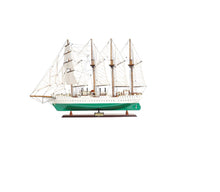 Load image into Gallery viewer, Hand Painted Boat - Green / White