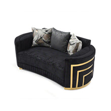 Load image into Gallery viewer, Soledad - Loveseat - Black