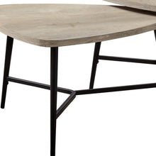Load image into Gallery viewer, Triangle Nested Coffee Tables (Set of 2) - Taupe And Black