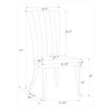 Load image into Gallery viewer, Tufted Side Upholstered Dining Chair (Set of 2) - Gray