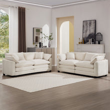 Load image into Gallery viewer, Elegant Oversized Sectional Sofa Set With Deep Seats And Flexible Layout