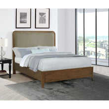 Load image into Gallery viewer, Verona - Queen Upholstered Panel Bed - Walnut