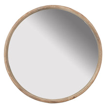 Load image into Gallery viewer, Round Wood Mirror, Wall Mounted Mirror Home Decor For Bathroom Living Room