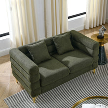 Load image into Gallery viewer, Oversized 2 Seater Sectional Sofa With Deep Seating And 2 Pillows