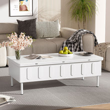 Load image into Gallery viewer, Lift Top Coffee Table With 2 Drawers With Hidden Storage Compartment For Living Room