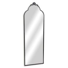 Load image into Gallery viewer, 65" Metal Arch Full Length Hanging Mirror - Black