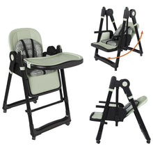 Load image into Gallery viewer, Convertible Baby High Chair To Rocker With 5 Point Harness