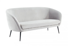 Load image into Gallery viewer, Sofa With Black Legs - Light Gray