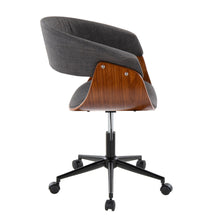Load image into Gallery viewer, Vintage Mod - Mid-Century Modern Office Chair - Charcoal