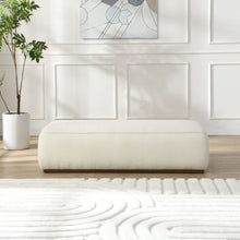 Load image into Gallery viewer, Grainy Footstool For Home - Beige