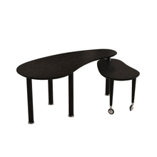 Load image into Gallery viewer, Rotatable Cocktail Table With Solid Legs, 360 Degree Rotating