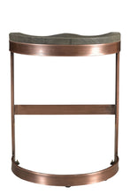 Load image into Gallery viewer, Iron Backless Bar Height Bar Chair - Gray / Copper