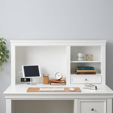 Load image into Gallery viewer, Computer Hutch With Shelf Drawer - White