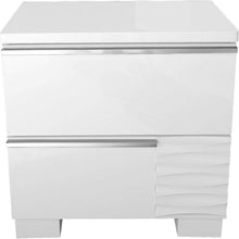 Load image into Gallery viewer, 2 Drawer Nightstand, Bedside Table - White