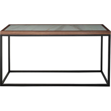 Load image into Gallery viewer, Genuine Marble Frame Console Table - Brown White And Black