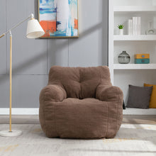 Load image into Gallery viewer, Soft Teddy Fabric Tufted Foam Bean Bag Chair With Teddy Fabric