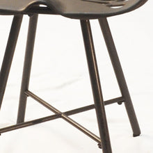 Load image into Gallery viewer, Metal Backless Stool 18" - Copper