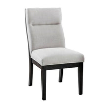 Load image into Gallery viewer, 2 Tone Chairs With Tapered Legs (Set of 2) - Beige / Black / Black