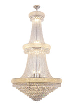 Load image into Gallery viewer, Empire Multi Light Crystal Metal Dimmable Chandelier - Clear / Silver