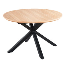 Load image into Gallery viewer, Extendable Round Dining Table - Oak