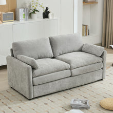 Load image into Gallery viewer, Cozy Upholstered Cushion Loveseat Sofa For Living Room