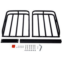 Load image into Gallery viewer, Heavy Duty Steel Hitch Mount Cargo Carrier Rack For SUV, Truck, Car With 2" Receiver - Black