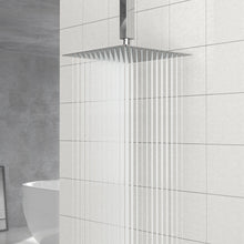 Load image into Gallery viewer, Modern 10" Square Rainfall Shower Head & Stainless Steel Wall Or Ceiling Mount Luxury Spa Shower Panel