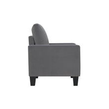 Load image into Gallery viewer, Upholstered Arm Chair - Gray And Black