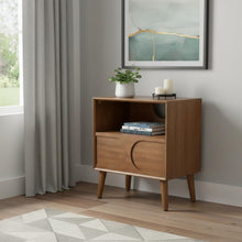Load image into Gallery viewer, Wood Accent Cabinet (691684) - Brown