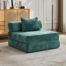 Load image into Gallery viewer, Convertible Floor Sofa Bed With Fixed Shape Frame For Living Room