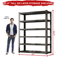 Load image into Gallery viewer, Industrial Heavy Duty Metal Garage Shelving Unit, Adjustable Storage Rack