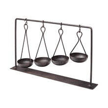Load image into Gallery viewer, Vintage Spice Rack Tabletop Sculpture - Charcoal