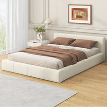 Load image into Gallery viewer, Stylish Upholstered Bed With Birch Wood Frame