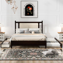 Load image into Gallery viewer, Platform Bed With 2 Big Drawers & Trundle