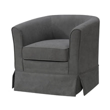 Load image into Gallery viewer, Tucker - Woven Fabric Swivel Barrel Chair