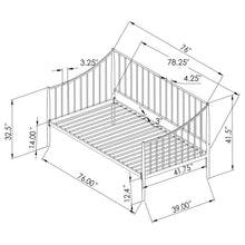 Load image into Gallery viewer, Jeremy - Twin Daybed Frame With Storage - Black
