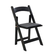 Load image into Gallery viewer, Solid Wood Upholstered Folding Chair Set, Dining Room (Set of 4)