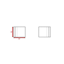 Load image into Gallery viewer, Wide Armless Outdoor Chairs With Cushions (Set of 2)