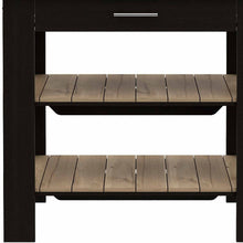 Load image into Gallery viewer, 40" Kitchen Island With Storage - Natural / Black