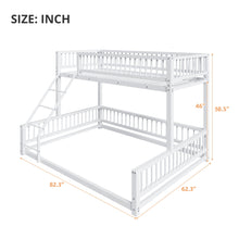 Load image into Gallery viewer, Bunk Bed With Ladder And Safety Guardrails