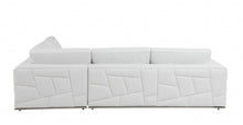 Load image into Gallery viewer, Italian Leather Reclining L Shaped 2 Piece Corner Sectional - White