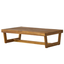 Load image into Gallery viewer, Outdoor Coffee Table With Slat Paneling - Teak