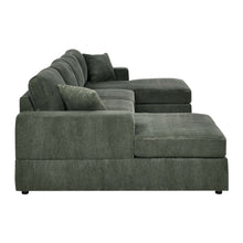 Load image into Gallery viewer, 3 Piece Corduroy Double Chaise Sectional Sofa