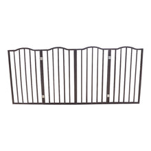 Load image into Gallery viewer, Pet Gate Dog Gate For Doorways, Stairs Or House Freestanding Folding - Dark Brown