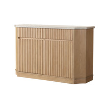 Load image into Gallery viewer, Qwin - Server - Natural Marble / Oak
