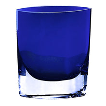 Load image into Gallery viewer, Oval Free Table Vase (375811) - Cobalt / Cobalt