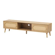 Load image into Gallery viewer, TV Stand For TVs Up To 80", Media Console, Cabinet - Natural