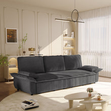 Load image into Gallery viewer, King Size Pull Out Sofa Bed, 3 In 1 Convertible Multifunctional