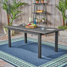Load image into Gallery viewer, Outdoor Expandable Dining Table With Square Legs